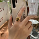 Korean Style Glossy Index Finger Ring 2021 New Oval Ins Simple Fashion Personalized Opening Ring Braceletpicture24