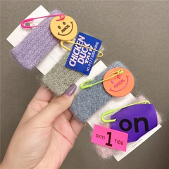 Korean Style Autumn and Winter Personalized New Topknot Hair Clip Wool Side Clip BB Clip Bangs Forehead Clip Back Head Hairpin