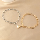 creative chain couple love stitching magnetic stone alloy bracelet set wholesalepicture11