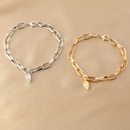 creative chain couple love stitching magnetic stone alloy bracelet set wholesalepicture12