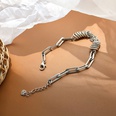 Retro heart circle stitching bracelet female niche design braided chain heartshaped braceletpicture22