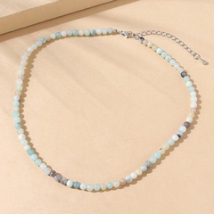 European and American temperament big-name creative fashion atmosphere natural stone necklace