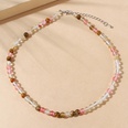 Korean version of the creative explosion of natural stone wild trend necklacepicture4