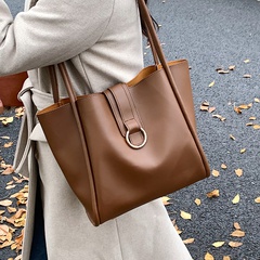 Large-capacity large bag women's bag 2021 new trendy autumn and winter shoulder bag