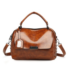 2021 new trendy fashion messenger shoulder messenger bag PU soft leather bag