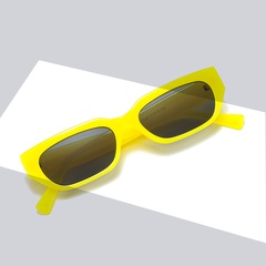 European and American retro frame oval sunglasses contrast color glasses