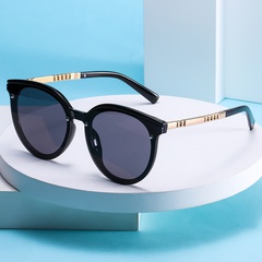 new fashion round frame sunglasses Korean sunglasses trendy glasses wholesale
