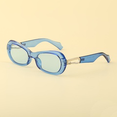 Europäische und amerikanische Mode mit Kette kleiner Rahmen Sonnenbrillen Damen trendige Sonnenbrillen grenzüberschreitend