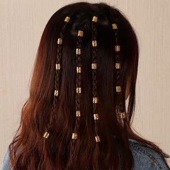 Tresse sale extension de cheveux boucle perruque tube extension de tresse torsadée tressé cheveux anneau de fer tube de fleur creuse