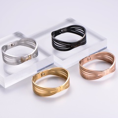 Fashion geometric stainless steel bracelet wholesale