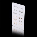 neue Ohrringe 10 Paar Set kreative Pfeilbienenpyramide geometrische Diamantohrringepicture8