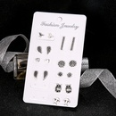 new earrings set fashion bohemian sailboat anchor owl earrings 9 pairs setpicture9