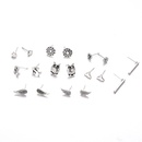 new earrings set fashion bohemian sailboat anchor owl earrings 9 pairs setpicture11