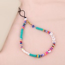 Color soft pottery mobile phone chain rainbow beaded mobile phone lanyardpicture8