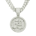 European and American full diamond threedimensional pendant Cuban chain necklace wholesalepicture13