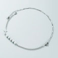 fashion trend pearl stitching heart star titanium steel necklace simple niche design necklacepicture13