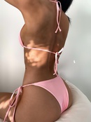 nouveau triangle coupe sangle dentelle papillon bikini sexy maillot de bain fendu femmespicture10