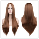 Europische und amerikanische Percken Damen langes glattes Haar Cos Farbe Percke Grohandelpicture12