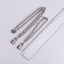 jewelry wholesale classic stainless steel romantic love lock bracelet necklace setpicture13