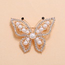 Tendance corenne jolie broche mode simple rtro luxe exquise broche papillon perlepicture7