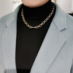 hip-hop metal OT clavicle chain personality punk style pendant necklace