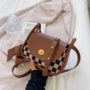 new simple checkerboard armpit bag autumn and winter simple master retro messenger bagpicture8