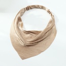 nouveau bandeau foulard triangle en mousseline de soie de couleur unie bandeau simple foulard bandeau lastiquepicture13