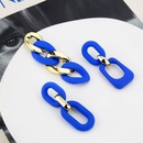 Klein blue earrings Korean version of geometric pendant earringspicture12