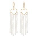 European and American jewelry retro imitation pearl tassel earringspicture9