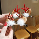 New Christmas Elk Hairpin Hair Accessories Cartoon Duckbill Clip Antlers Christmas Tree Hairpin Headdresspicture19