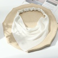 nouveau bandeau foulard triangle en mousseline de soie de couleur unie bandeau simple foulard bandeau lastiquepicture15