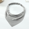 nouveau bandeau foulard triangle en mousseline de soie de couleur unie bandeau simple foulard bandeau lastiquepicture17