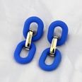 Klein blue earrings Korean version of geometric pendant earringspicture34