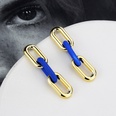 Klein blue earrings Korean version of geometric pendant earringspicture40