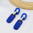Klein blue earrings Korean version of geometric pendant earringspicture41