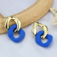 Klein blue earrings Korean version of geometric pendant earringspicture43