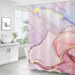 Impression polyester rideau de douche imperméable couleur de l'eau 180*180cm