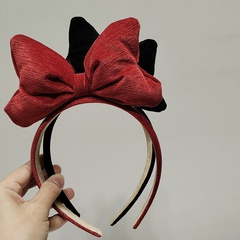 Hair band velvet three-dimensional bow headband Korean cute photo headdress hairpin