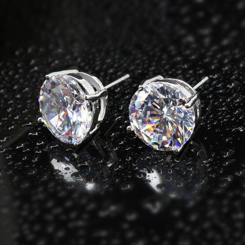 Korean fashion ear jewelry rhinestones earrings wholesale