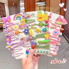 Candy color children's hairpin set girl baby hairpin side clip wholesale