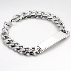 Men's titanium steel thick chain bracelet