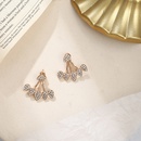 new crystal heart asymmetrical leaf pendant earrings wholesalepicture13
