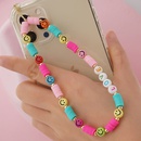 new bohemian rainbow soft pottery smiley antilost mobile phone chainpicture10