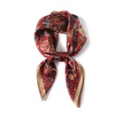 68cm small silk scarf spring and autumn fashion retro decoration mulberry silk small scarfpicture10