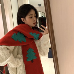 scarf female winter Christmas gift autumn and winter cold protection and warmth imitation cashmere scarf