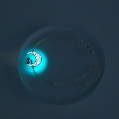 heißes verkaufendes leuchtendes Mondarmband kreatives einfaches Zibetkatzen-fluoreszierendes Fußkettchenzubehör