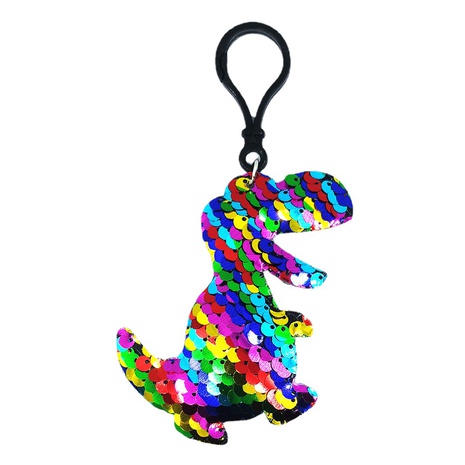 Reflective Fish Scale Sequined Dinosaur Bag Pendant Keychain Ornaments Shiny Accessories NHDI496175's discount tags