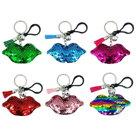 joli pendentif de sac porte-clés à paillettes réfléchissantes double face NHDI496192's discount tags