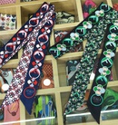 new style Tarot letter small floral print silk scarf ribbon headbandpicture9