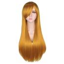 Cosplay Percke Farbe lange glatte Haare Percke Anime Percke 80CMpicture22
